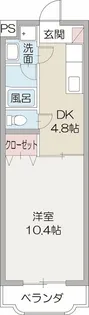 プランドール【3階】の間取り