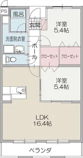 ラ フォレ【3階】の間取り