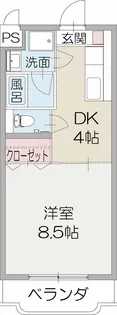 グランチェルト・K【3階】の間取り