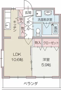 ヒスイコーポ【3階】の間取り