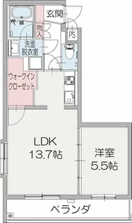 モナベール(MONAVALE)【203号室】の間取り