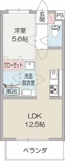 ボア-ソルテ【1階】の間取り