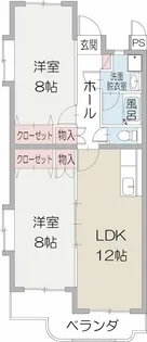 ジュネスIII【1階】の間取り