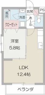 グランポレール【3階】の間取り