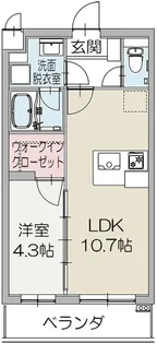 T.M.C【403号室】の間取り