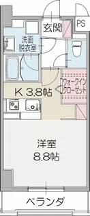 プライム三島プレイス【6階】の間取り