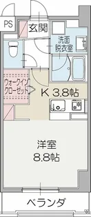 プライム三島プレイス【803号室】の間取り