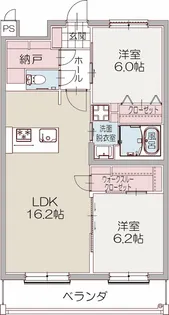 コンフォ+【101号室】の間取り
