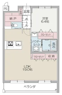 DIOS ILEX 長泉【201号室】の間取り