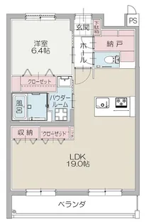 DIOS ILEX 長泉【207号室】の間取り