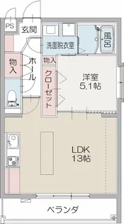 プランドールKT【301号室】の間取り
