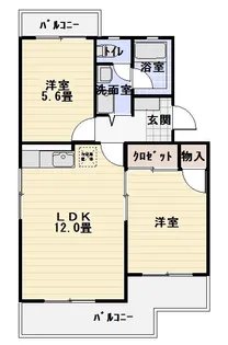 パークフロント【1階】の間取り