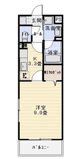 VRD清水万世町【203号室】の間取り