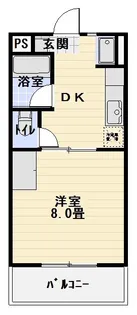 リヴィエールI【4階】の間取り