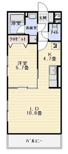 フォルモンテ【1階】の間取り