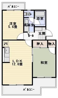 マイドストリート【302号室】の間取り