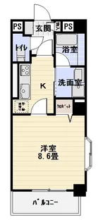 モダンタイムス【201号室】の間取り