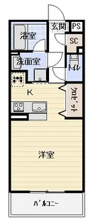 リベルタ芝【1階】の間取り