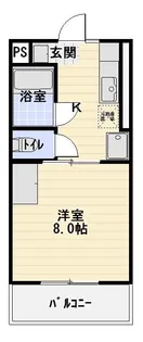 サンビレッヂI【3階】の間取り