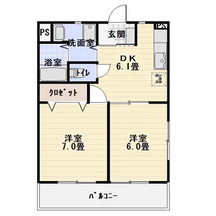 フェリース【3階】の間取り