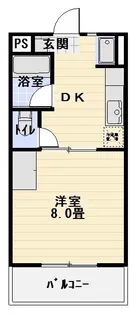 プランタンI【1階】の間取り