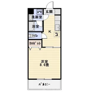 エモシオン【1階】の間取り