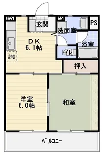 リヴィエールII【4階】の間取り