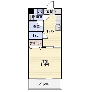 イルマーレ【102号室】の間取り