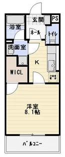 ドムス東静岡【303号室】の間取り