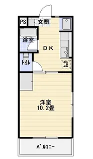 フォンティーヌI【3階】の間取り