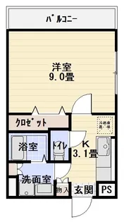 ブランシュネージュ【1階】の間取り