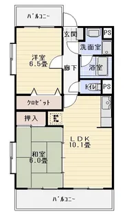 ボヌールII【3階】の間取り