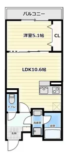 ソレイユ【3階】の間取り