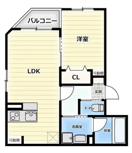 エテルノ エビスII【401号室】の間取り