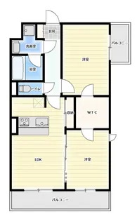 エルミタージュ【301号室】の間取り