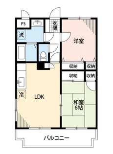 グランシャリオ【205号室】の間取り