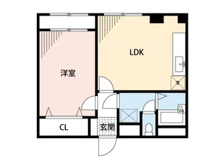 網の浦ハイツ【407号室】の間取り