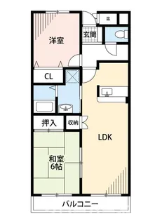 第3五福マンション【8階】の間取り