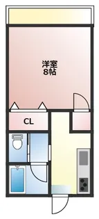 サンピュアージュ【203号室】の間取り