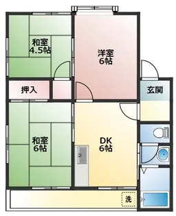 コーポサンライズ【202号室】の間取り