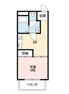 コーポラス秋山Ⅱ【307号室】の間取り