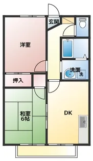 ピュアコートA【206号室】の間取り