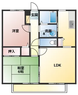 サンガーデン福本【A201号室】の間取り