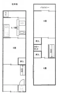 香川県丸亀市西平山町【一戸建】の間取り