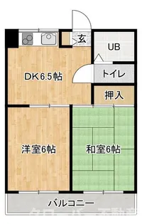 セゾンAGA【405号室】の間取り