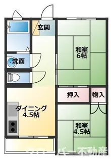 コーポオノ【102号室】の間取り