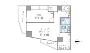 ISM石神井公園【302号室】の間取り