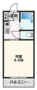 エクステンド穂波【202号室】の間取り
