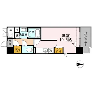 アヤコート【203号室】の間取り