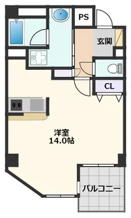 アクティス長野東【7階】の間取り